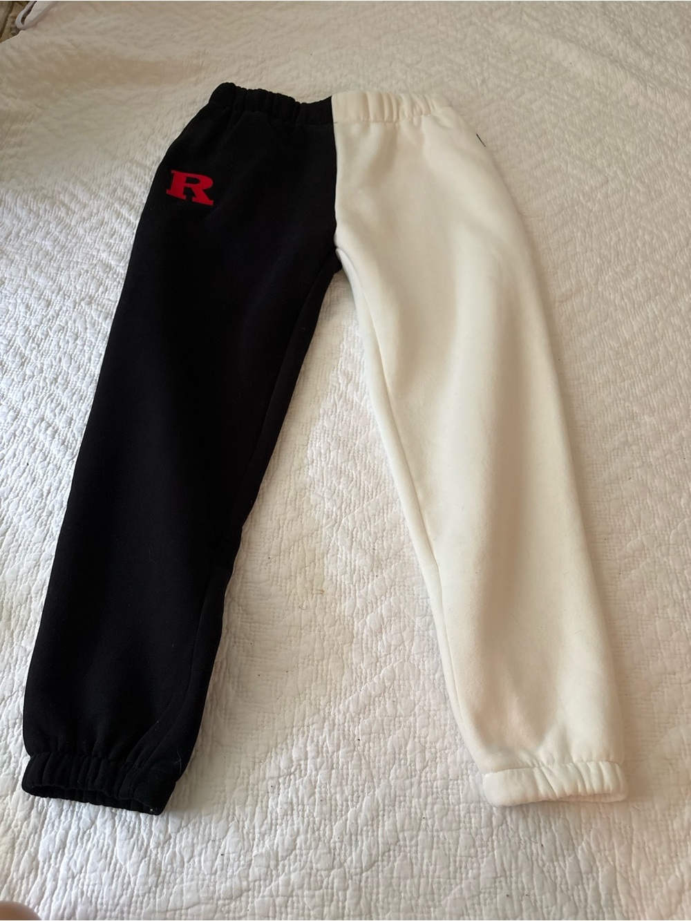 Hype and Vice Rutgers Split Joggers. Black/white size M. Fabulous shape!